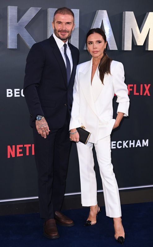 David y Victoria Beckham en la presentación del documental 'Beckham' 