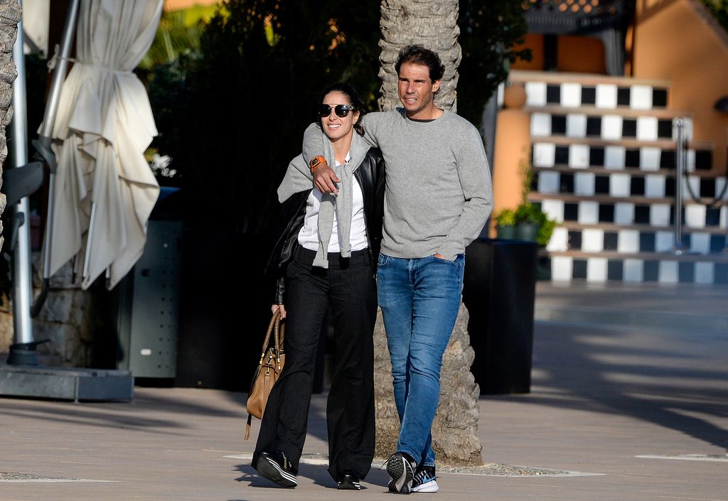 Rafael Nadal y Mery Perelló