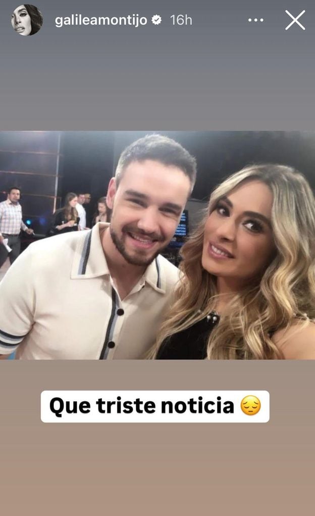 Galilea Montijo lamentó con este recuerdo la muerte del cantante.