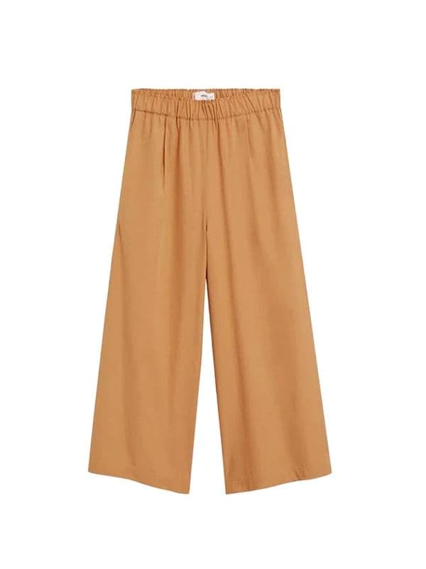 pantalones culotte mango