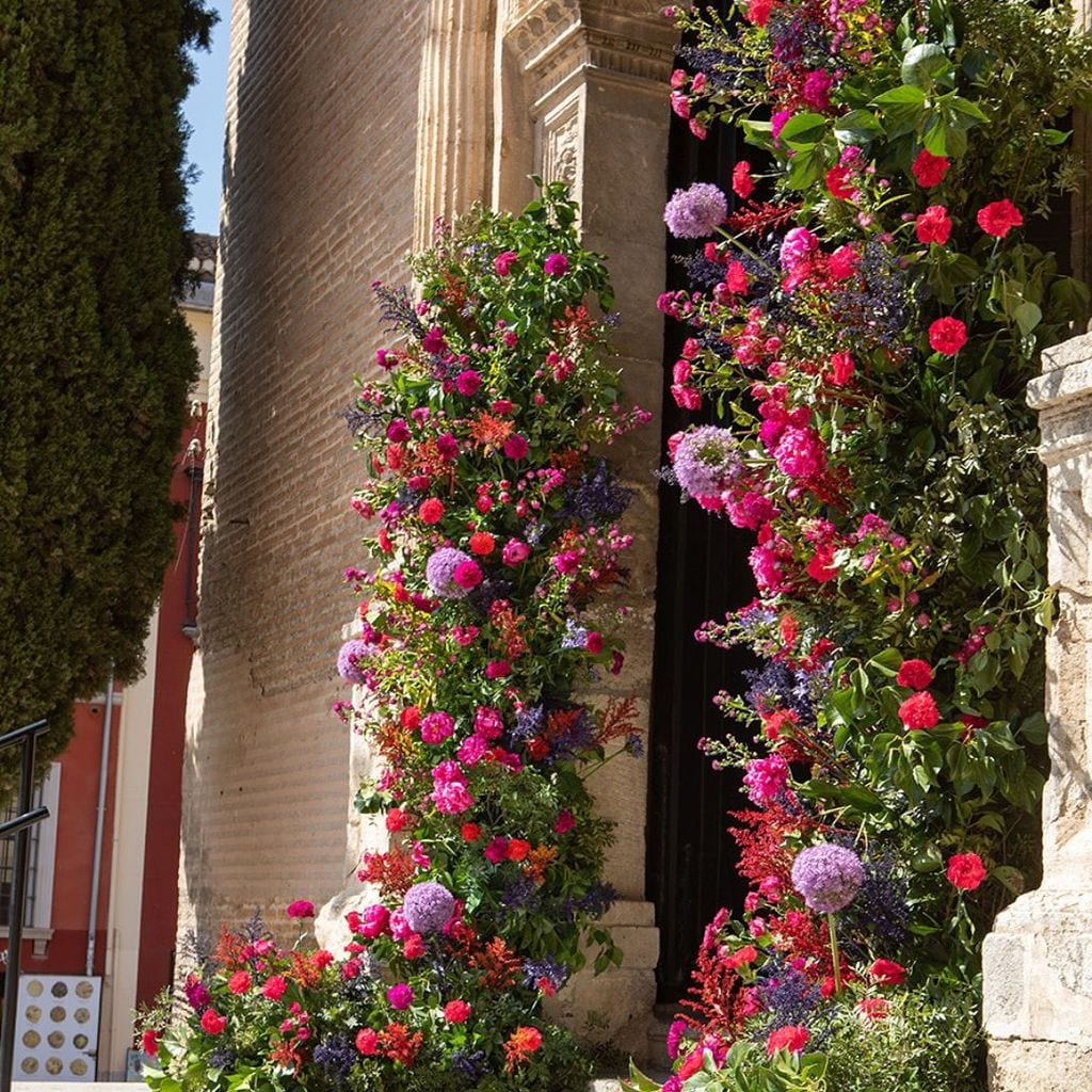 Entrada de boda decoración floral