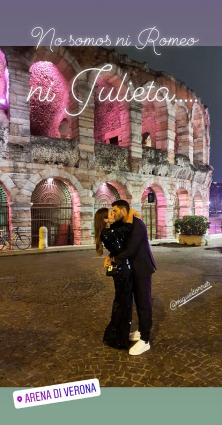 Paula Echevarría y Miguel Torres en Verona