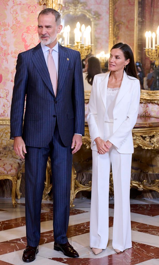 spanish royals meet the members of quot princesa de asturias quot foundation