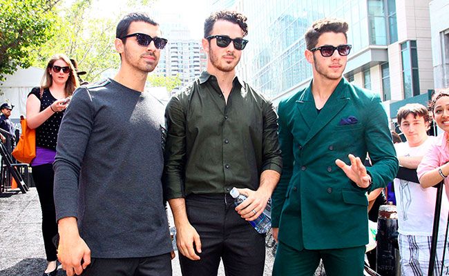 Los Jonas Brothers en una de las últimas imágenes juntos