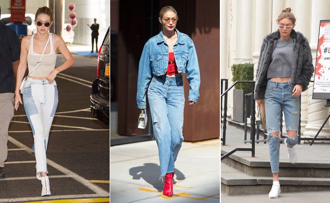 Así lleva Gigi Hadid los jeans en su día a día