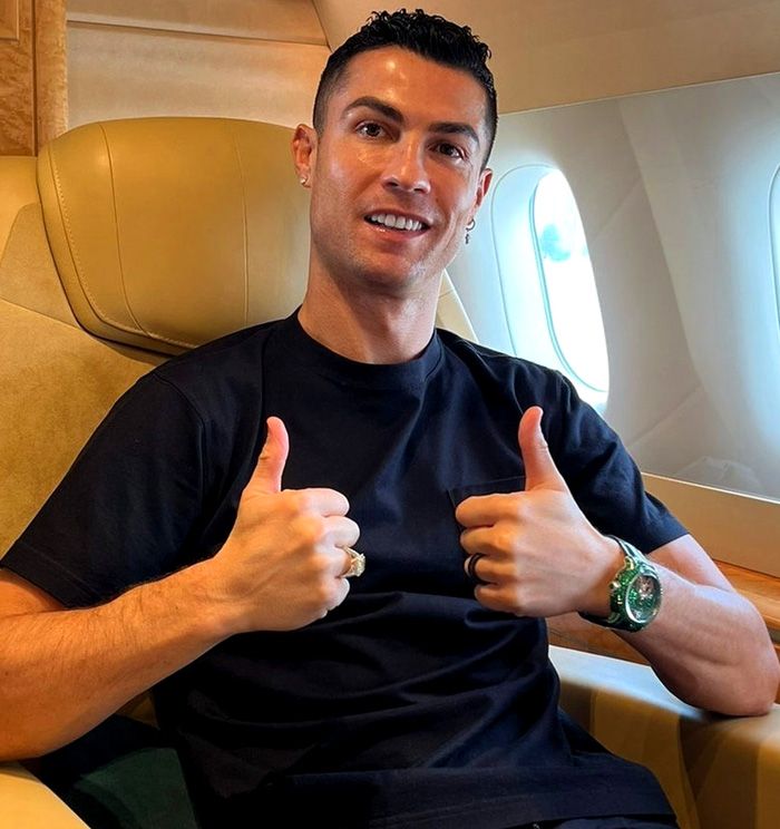 Cristiano Ronaldo con su reloj