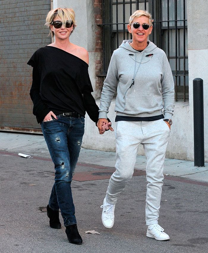 Portia De Rossi y Ellen DeGeneres