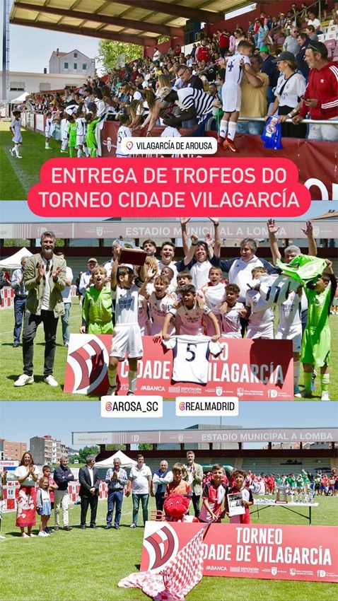 El Real Madrid ganó la final del torneo Cidade de Vilagarcía