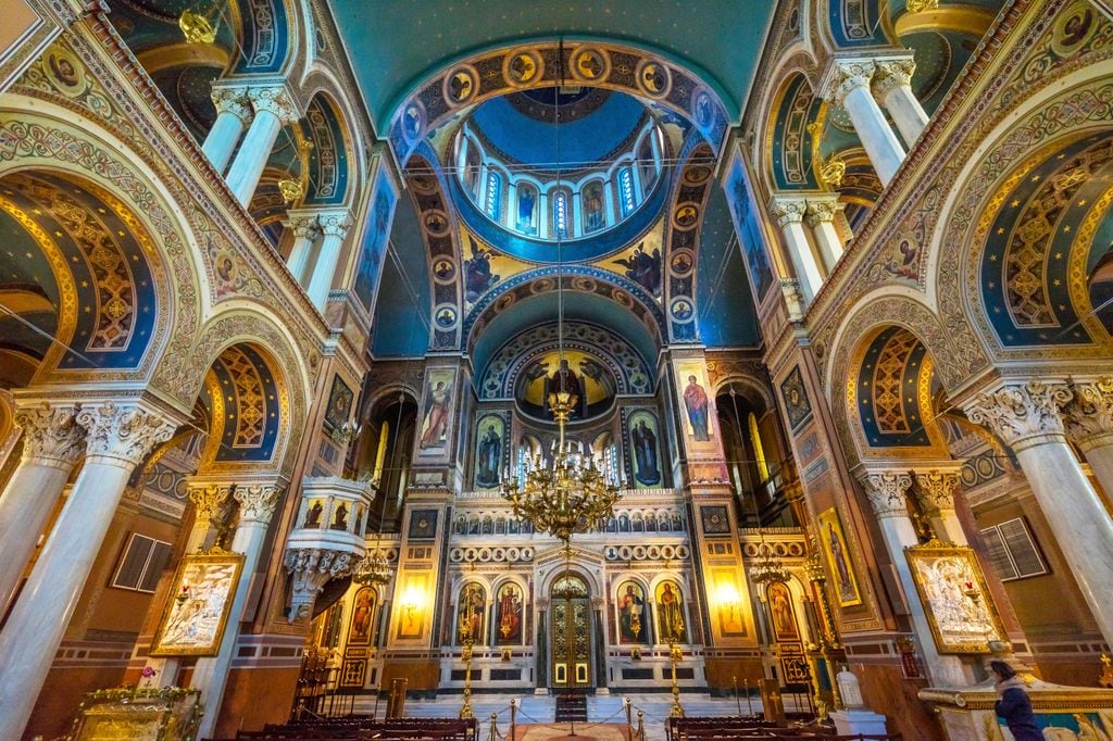 Interior of the Metropolitan Cathedral of Athens