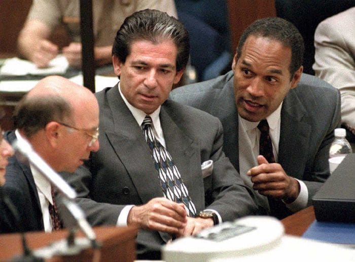 Robert Kardashian y OJ Simpson