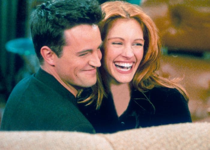 Matthew Perry y Julia Roberts