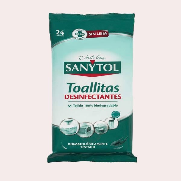 desinfectante movil toallitas sanytol