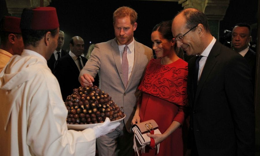 prince harry meghan markle morocco food