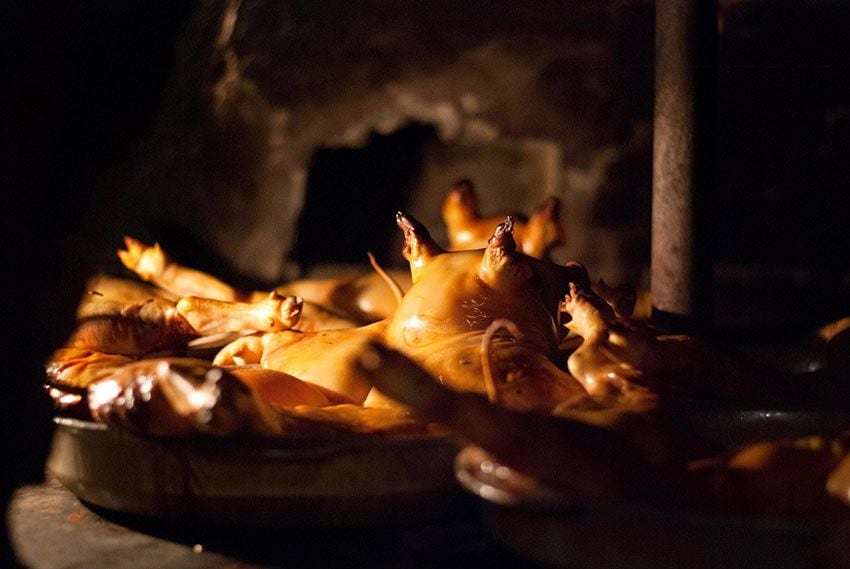 Cochinillo del Asador Las Cubas en Arévalo, Ávila