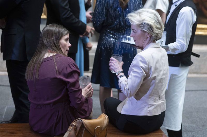 Ursula von der Leyen en el Museo del Prado