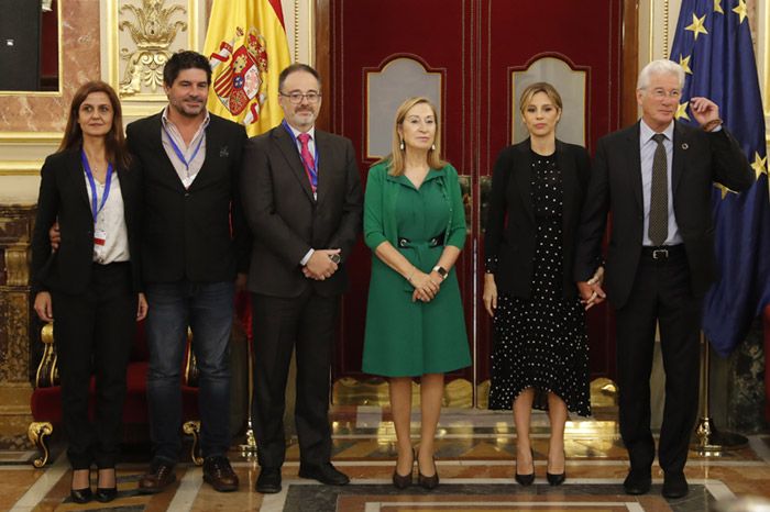 Alejandra Gere, Richard Gere y Ana Pastor