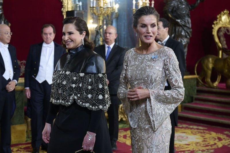 La reina Letizia y la jequesa de Catar