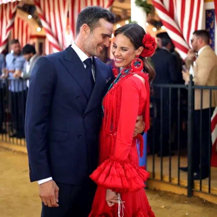 Jessica Bueno y Pablo Marqués en la Feria de Abril