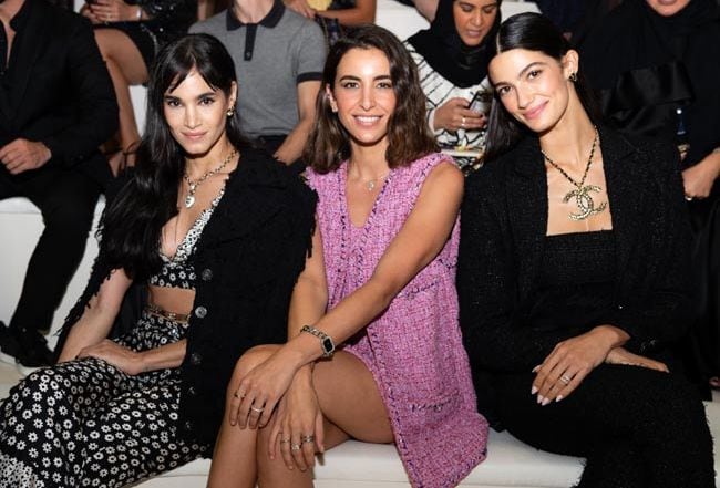 Front row de Chanel