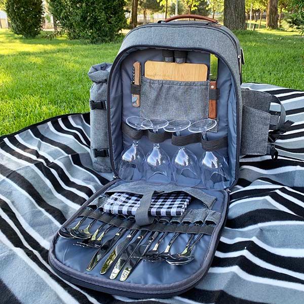 mochila picnic amazon detalle abierta