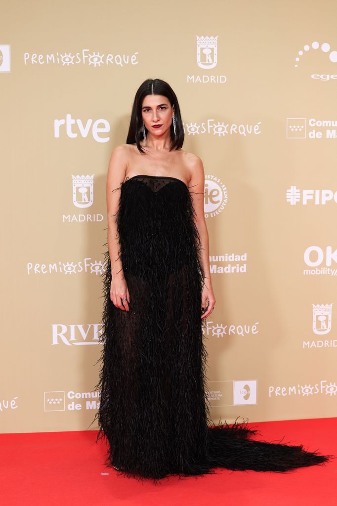 Stephanie Magnin Premios Forqué vestido negro