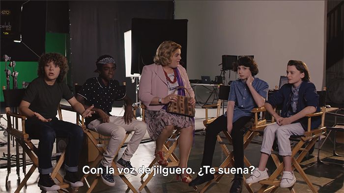 Los niños de 'Stranger Things' fichan por Paquita Salas