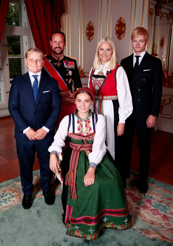 Familia Real Noruega y Marius Borg