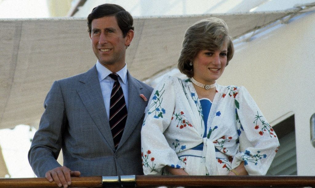 El príncipe Carlos y la princesa Diana
