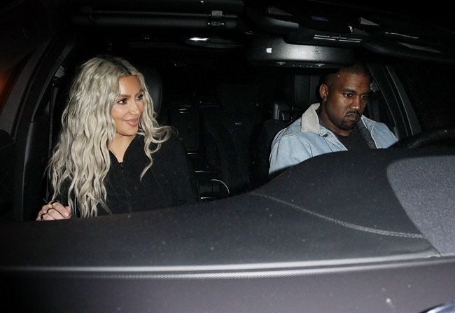 Kim Kardashian y Kanye West en su última salida nocturna