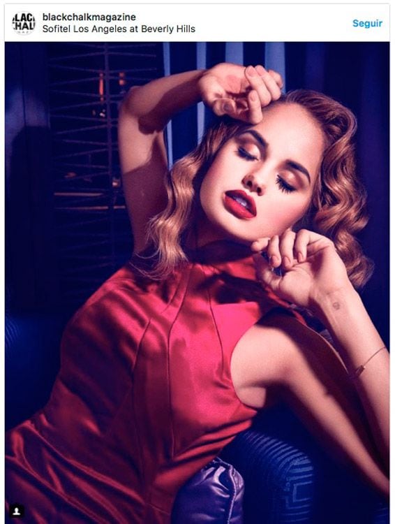 Debby Ryan look Rita Hayworth