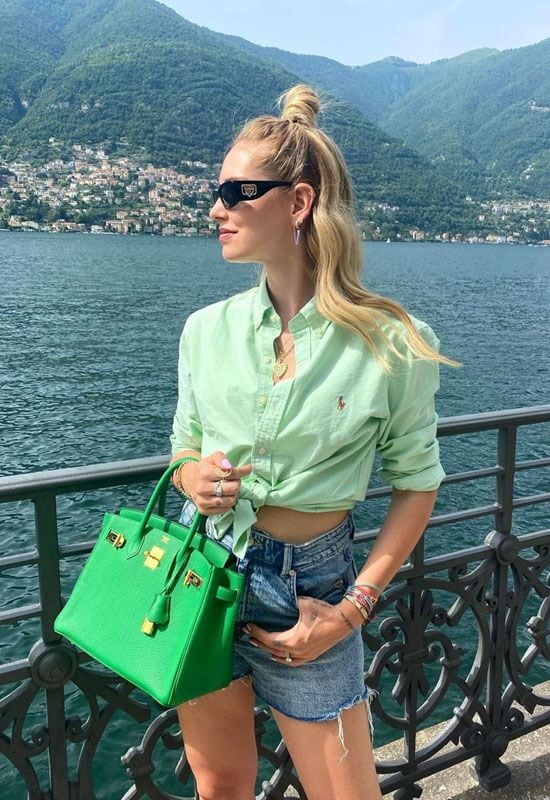 Camisa con nudo Chiara Ferragni