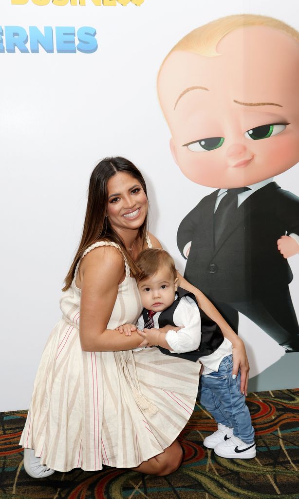 Pamela Silva y su hijo Ford Liam