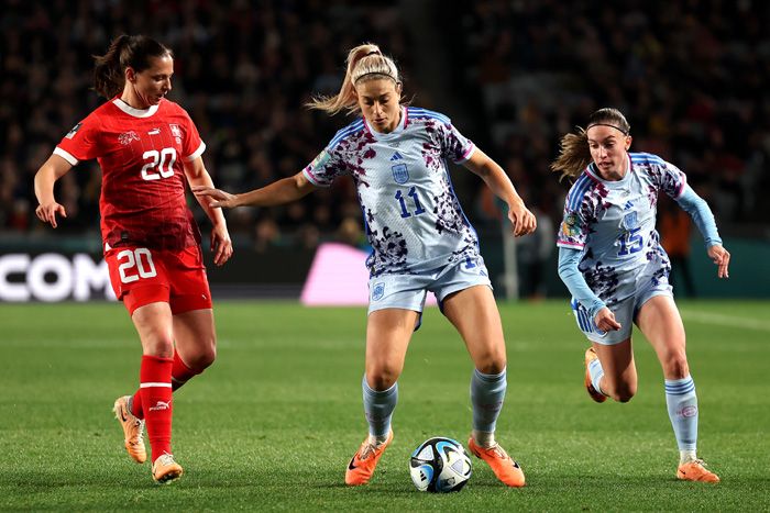 Alexia Putellas durante el partido