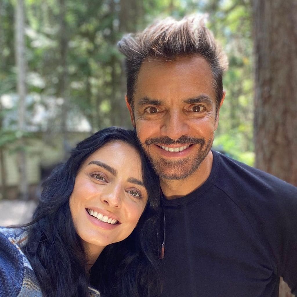 Eugenio y Aislinn Derbez