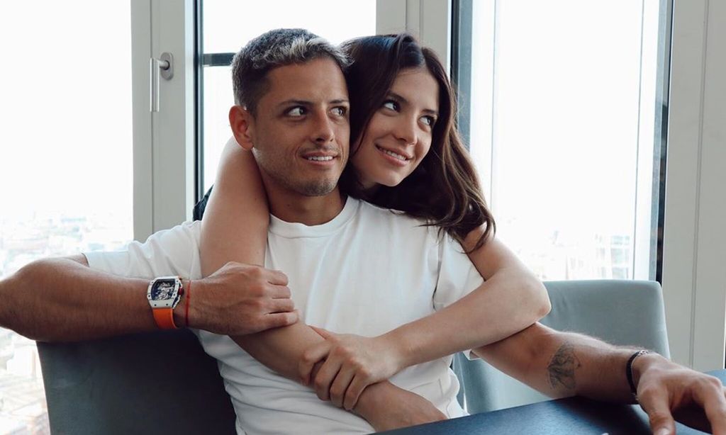 Sarah Kohan y Javier Chicharito