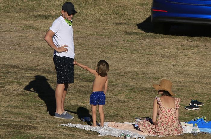 Iker Casillas y Sara Carbonero en Navalacruz