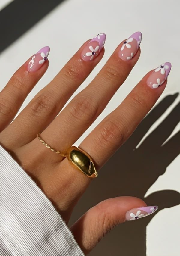 manicura floral