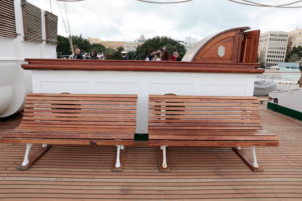 Barco Elcano en el que se embarcará la princesa Leonor 