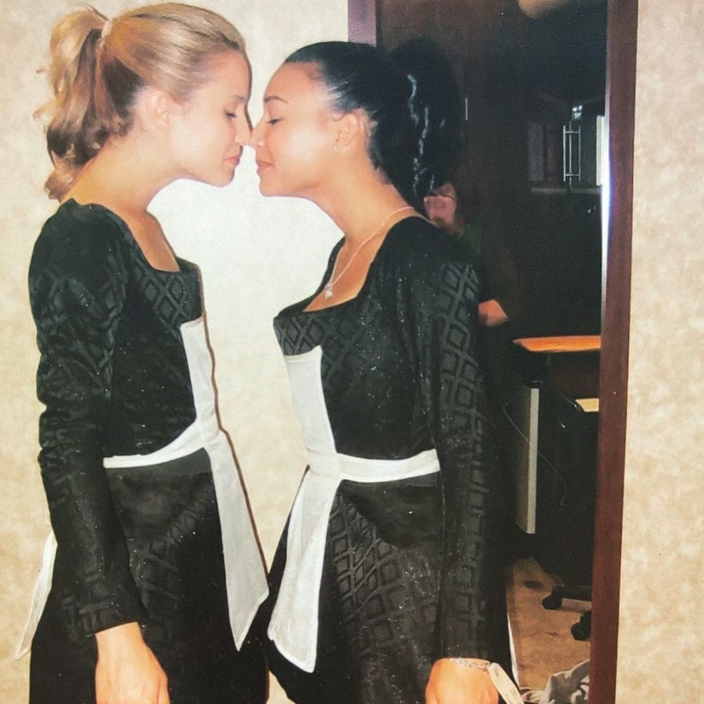 naya rivera y dianna agron