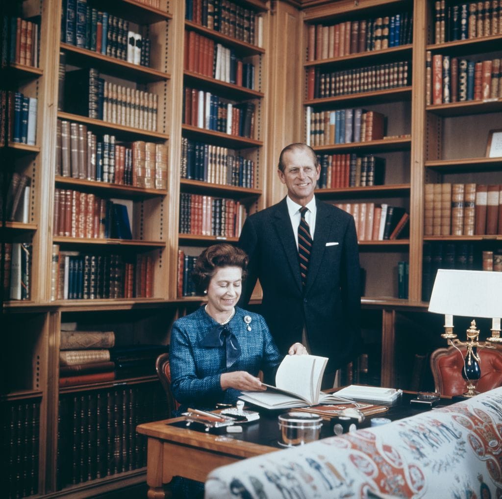 La reina Isabel II con el Duque de Edimburgo