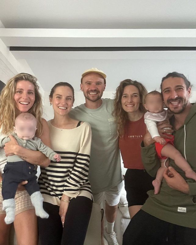 Elsa Pataky con sus amigos en Madrid