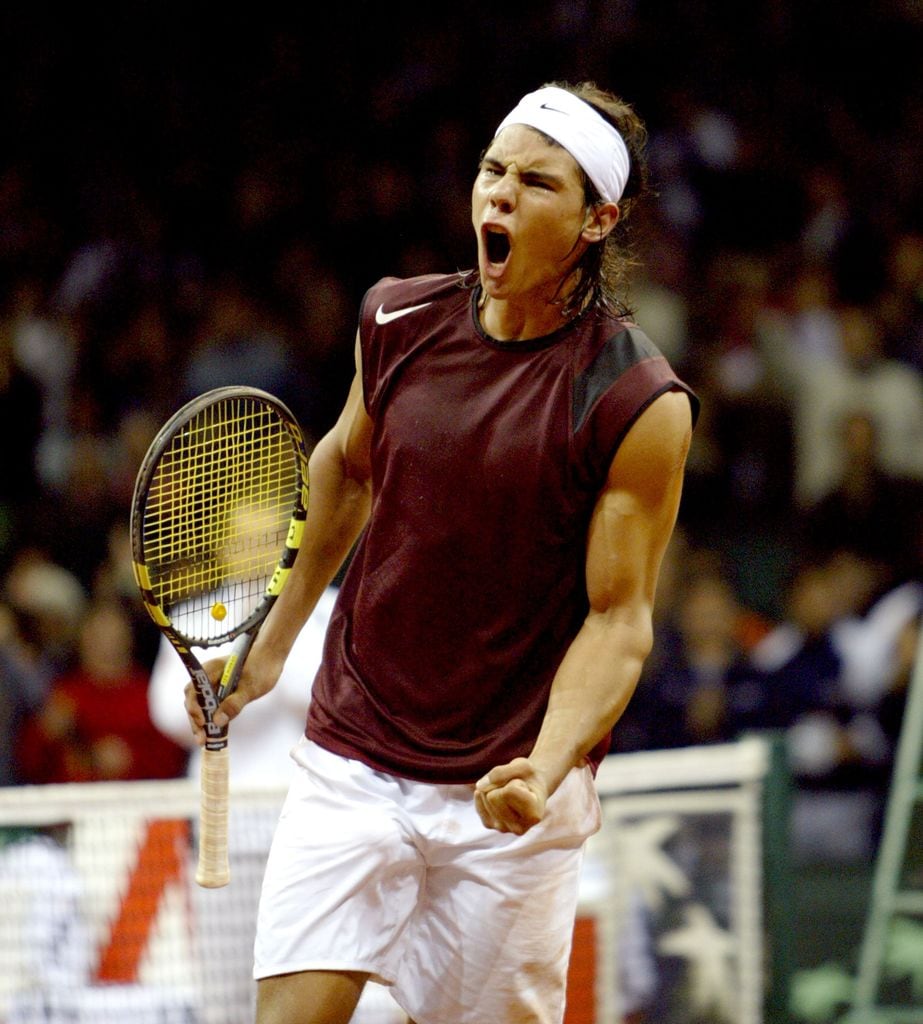 Nadal recordó su participación en la Copa Davis, en Sevilla, en 2004. 