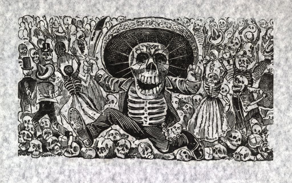 Las calaveras son un elemento característico de las celebraciones del Día de Muertos