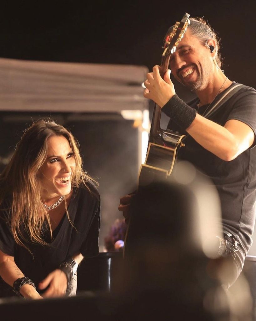 Malú junto a su hermano José