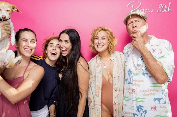 Bruce Willis, Demi Moore y sus tres hijas