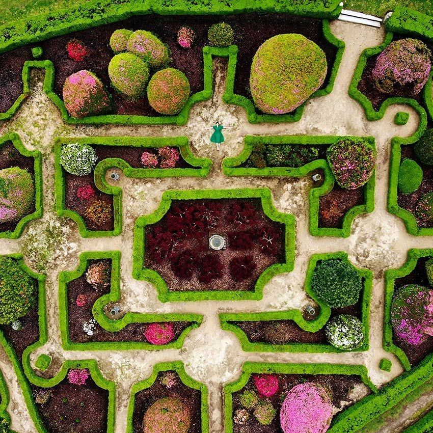 Jardines del pazo de Rubianes en Vilagarcía de Arousa, Pontevedra