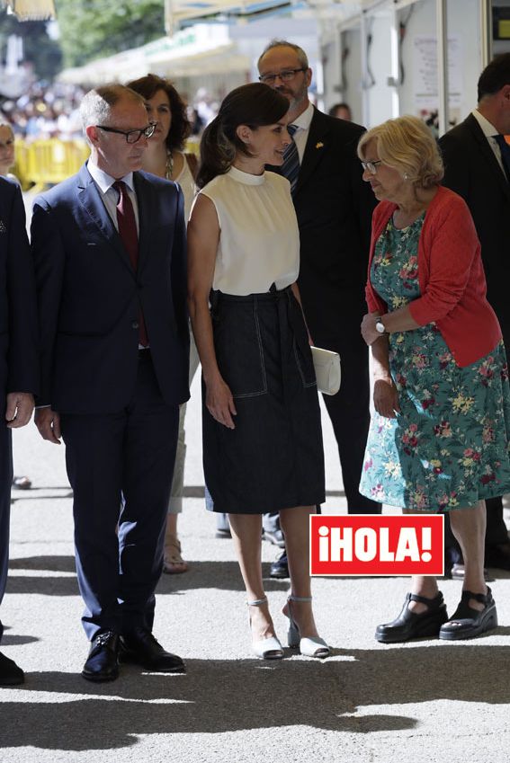 Letizia en la Feria del Libro