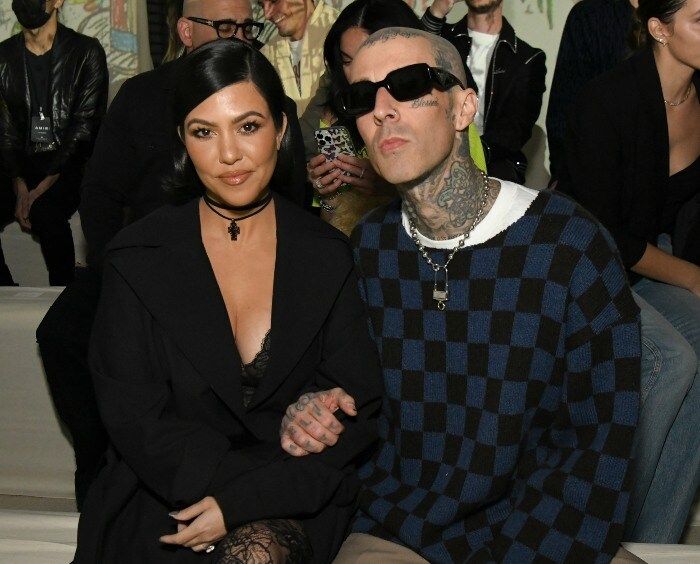 Travis Barker y Kourtney Kardashian