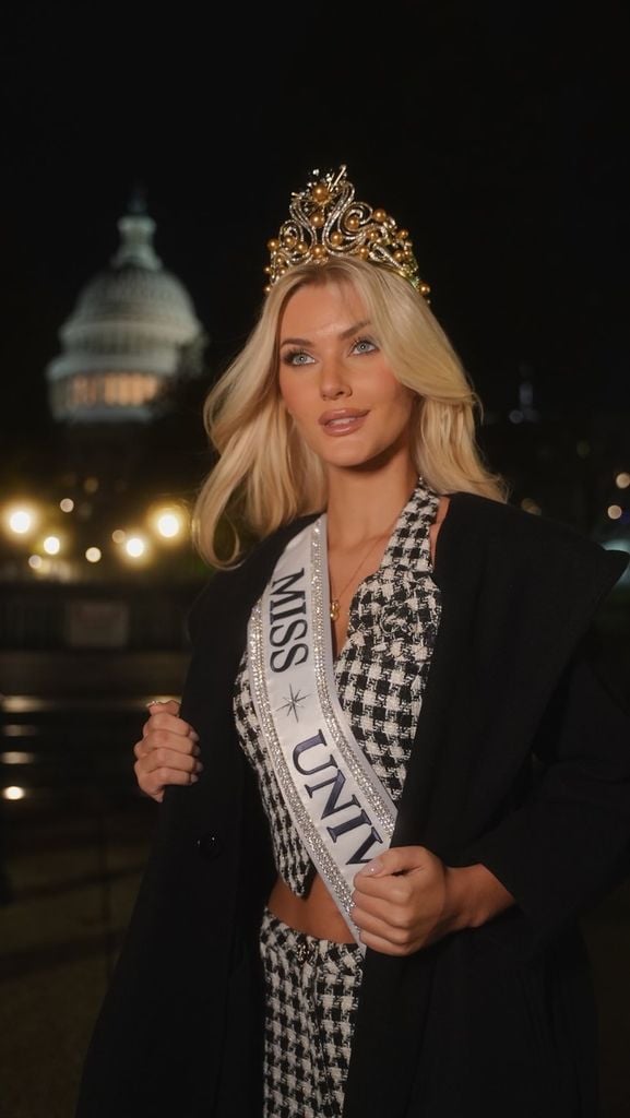 Miss Universe 20204 Victoria Kjær Theilvig está en Washington D.C.