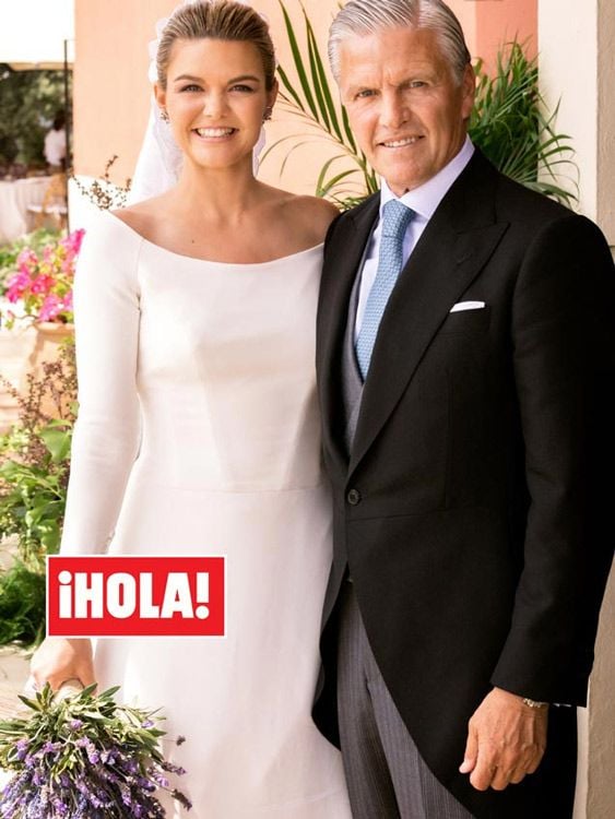 Alejandra Ruiz de Rato y su padre Espartaco